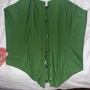 GREEN URBAN OUTFITTERS CORSET